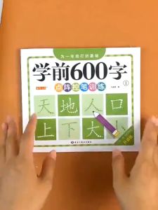 【4本套装】学前600字 78页/本 内页全部点阵 描红