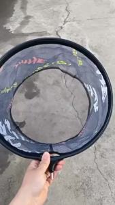 30/35/40cm Fishing Net Head Anti-hook Outdoor Hand Net Ultra Light Aluminium Alloy Solid Deepening Net Fishing Tool Accessories