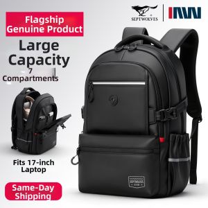 SEPTWOLVES | Balo Laptop Dung Lượng Lớn Cho Nam Đi Làm Mùa Xuân