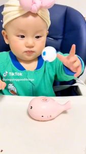 【TIKTOK】Popular Toys Are In Stock For Childrens Electric Fan Suspension Blowing Ball Toy Cute Little Whale Fan Suspensi