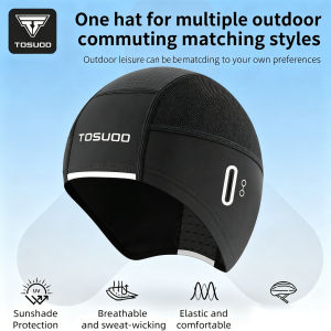 TOSUOD Cooling Ice Silk Cycling Cap UV Protection Quick Dry Moisture Wicking Lightweight for MTB Road Bike Outdoor Sports