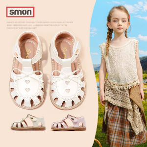 SOUMON | Princess Bow Summer New Girls Leather Sandals