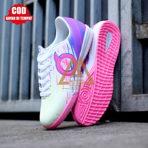 COD SEPATU FUTSAL PRIA ORTSEIGHT ORTUS UNITY PUTIH PINK SOL KARET MENTAH CEKAT CEKIT SEPATU OLAHRAGA FUTSAL MURAH