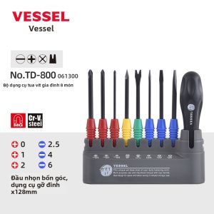 Vessel | Bộ Đũa Vít Đa Năng Dùng Cho Nhà Có Đầu Chữ Thập Từ Tính
