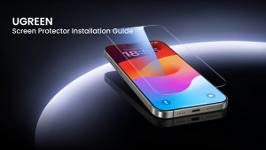 UGREEN 2PCS Borderless Full Screen 3D HD Screen Protector with Film for iPhone 16 Pro Max 16 Pro