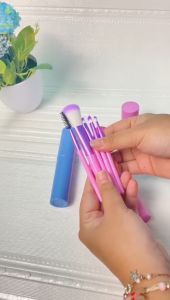 FSTABUNG SET 5 Kuas Make Up Tabung 5 in 1 Brush Make Up Set