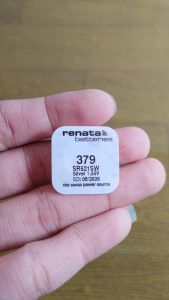 Renata SR521SW Baterai jam tangan Renata 379 SR521SW Silver 1.55V