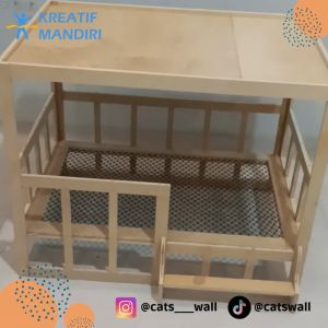 Ranjang Rajut Tipe 50 DIY - Ranjang Meja - Cats Wall - Cat Playground