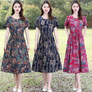 Youthful Loose Cotton Dress
