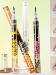 Xixi Huazhai Ultra-Fine Waterproof Eyeliner Pen Newbies Friendly Non-Smudging Sparkling Black for Natural Makeup Enthusiasts