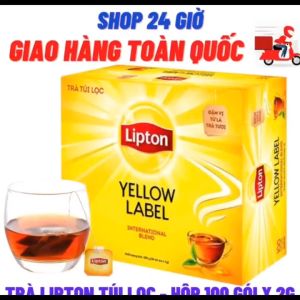 rà đen túi lọc Lipton nhãn vàng