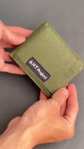 ANT PROJECT - Dompet Lipat Pria POCKET Hitam