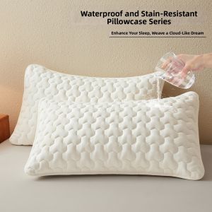 BEIPIN | Oil Water Sweat Resistant Pillow Case Set