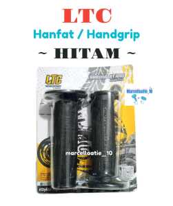1 SET HANFAT / HANDGRIP UNIVERSAL HITAM SARUNG STANG MOTOR WARNA HITAM MURAH