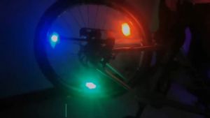 UNI ACE Safety Bright Bike Cycling Car Wheel Tire Tyre LED Spoke Light Lamp