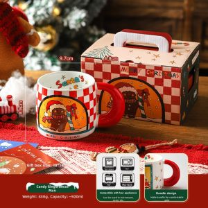 SHELI | Christmas Ceramic Creative Couples Mug