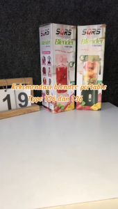 Blender Jus Portable Mini Juicer 400ML Juicer Cup 6 Mata Pisau USB Electric Blender