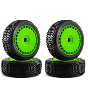 New 17mm 1/8 Hex RC Car High Grip Rubber Wheels Tires for ARRMA 3S 6S Typhon Kyosho Buggy Inferno MP10 Buggy RC Upgrade Parts