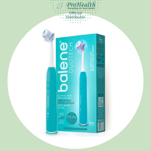 Balene DuoTech Advanced Sonic Rechargeable Electric Toothbrush & Replacement Brush Heads