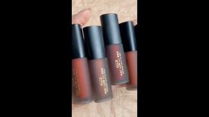 GW ลิควิดลิปสติก เนื้อแมตต์ กันน้ำ ติดทนนาน กํามะหยี่ สีนู้ด สีเป็นธรรมชาติ Lip Stick