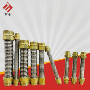 Stainless Steel Air Conditioning Flexible Connection Hose Central Water Supply Fan Coils