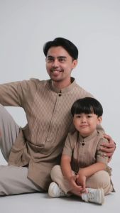 Althaff Koko Dewasa dan Anak Couple Bordir Aizar Series