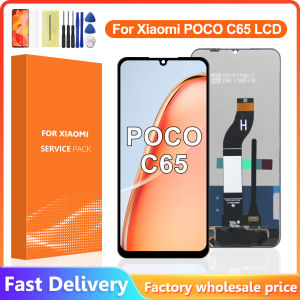 6.74" Poco C65 LCD Display Digital Touch Screen with Frame Assembly for Xiaomi Poco C65 Lcds 2310FPCA4G Display