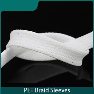 1M White PET Braid Sleeves High Density Insulated Snake Skin Cable Wrap Sheath 2/4/6/8/10/12/14/16/20mm