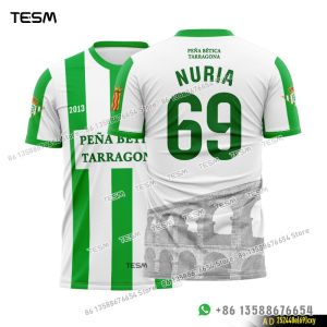 TESM Parent-Child Sports T-Shirts Summer Breathable Short-Sleeved Men Sublimation Printed Jerseys Couple T-Shirts Party Tops