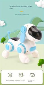 น้องหมาน่ารัก เดินได้ มีเสียงดนตรี มีไฟกระพริบที่ดวงตา