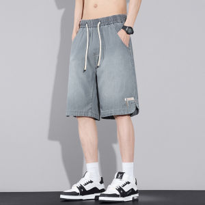 Summer Straight Leg Ice Silk Boys Jeans Shorts