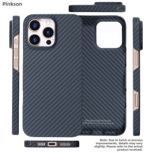 pinkson | Ultra-thin Full-body Protective Case for iPhone Armor Fiber Carbon Textured