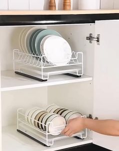 High Quality Kitchen Dish Drainer Rack Rak Pinggan Kitchen Storage Rack with Tray Rak pingang mangkuk