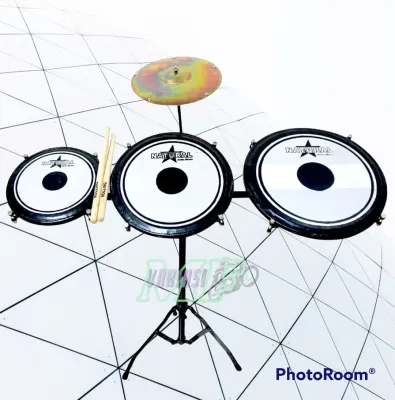 SET DRUM TAM TAM 2 SYIMBAL ISI 3 | TAM TAM DRUM 1 SYMBAL | ALAT MUSIK PENGAMEN BONUS STIK