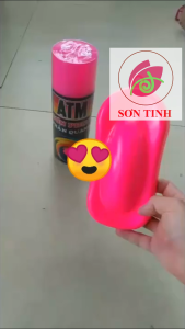Sơn xịt màu hồng phản quang ATM F6