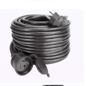 Electric Vehicle Charging Extension Line 4 Square 16A Socket Grounding Board for BYD Qin BAIC New Energy Electric Cars