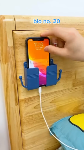 Tempat Charger HP Dinding Remote TV Tempel Holder Tempel Tembok Tatakan Gantungan Tempel
