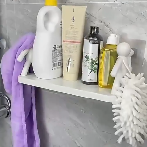 🔥สไตล์ใหม่ ชั้นเก็บของติดผนัง ชั้นวางติดผนัง ชั้นวางติดผนัง ชั้นวางของในห้องน้ำ ชั้นติดผนัง ชั้นวางของติดผนังไม่ต้องเจาะ ชั้นวางของติดผนัง ไม่เจาะผนัง ของตกแต่งบ้าน