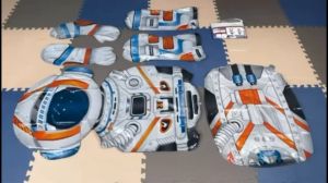 4D Standing Giant Astronaut Rocket Party Balloons UFO Helium Aluminum Balloon Outer Space Birthday