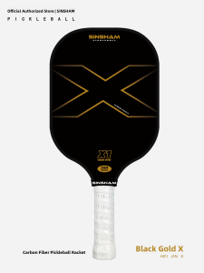 Sinsham Carbon Fiber Pickleball Paddle Lightweight National Trend Sports Fitness Fans Goods UV Print Surface Hard Core Thickness