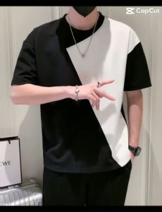 Áo phông áo thun nam ghép màu co giãn thấm hút mồ hôi tốt tạo cảm giác thoải mái thoáng mát cho người mặc - Mã N55