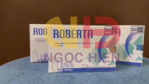 Viên uống Canxi ROBERTA - Bổ sung canxi cho xương chắc khỏegiảm chuột rúttê chân tay (60 viên)