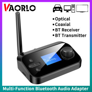 VAORLO | Multi-Function Bluetooth Audio Transmitter Receiver 3.5mm AUX Optical Coaxial Stereo Wireless Adapter DAC Converter For TV PC
