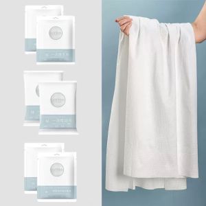 Sports Travel Disposable Towels Set - Bath Towel Face Towel Thickened Compressed Pure Cotton Absorbent Large Towel for Swimming Pool Swim Gym Fitness Yoga Beach Golf Camping Exercise Men Women Essentials Ultra-Soft Absorbent Hypoallergenic 一次性浴巾