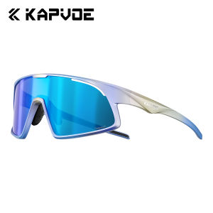 kapvoe | Kapvoe Cycling Glasses Color Changing Outdoor Sports Mountain Climbing Hiking Windproof Protective Eyewear Universal UV400