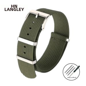 Dây Đeo Đồng Hồ Bằng Nylon Phổ Thông 18mm/20mm/22mm Dây Đeo Tay Bằng Vải Cho Rolex Seiko Casio - Phụ Kiện Dây Đeo Có Khóa Kim Loại Cho Đồng Hồ Truyền Thống