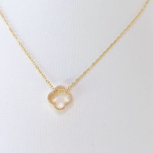 kalung titanium Bunga Mata Rangka KLT-029