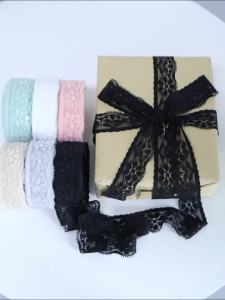 10yards/Lot 20mm Lace Ribbon Handicrafts Embroidered Net Lace Fabric Trim For Sewing Fabric Lace Ribbon Clothing Accessories