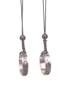 New Arrival Phone Chain Pendant Rotatable Decompression Fastened Ring Lanyard Decompression Ring Rings Hang Rope Hand-Woven Titanium Steel Ring Buckle Couples Pendant Mobile Phone Lanyard Stylish Creative Customizable Lettering