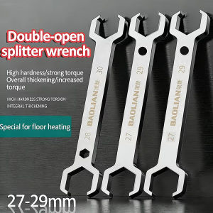 Underfloor Heating Water Distributor Wrench Practical Double Ended Wrench Open End Wrench Geothermal Dismantling Tools Hand Tool